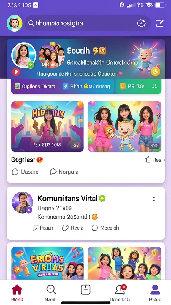 Tangkapan layar dari karakter utama dalam aksi.