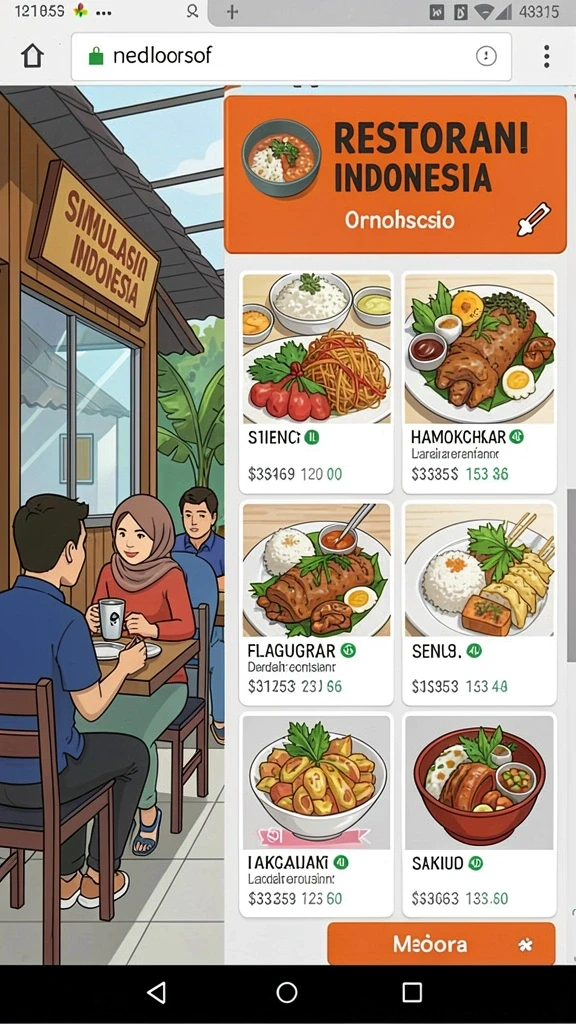 Tangkapan layar saat membangun kerajaan yang megah.