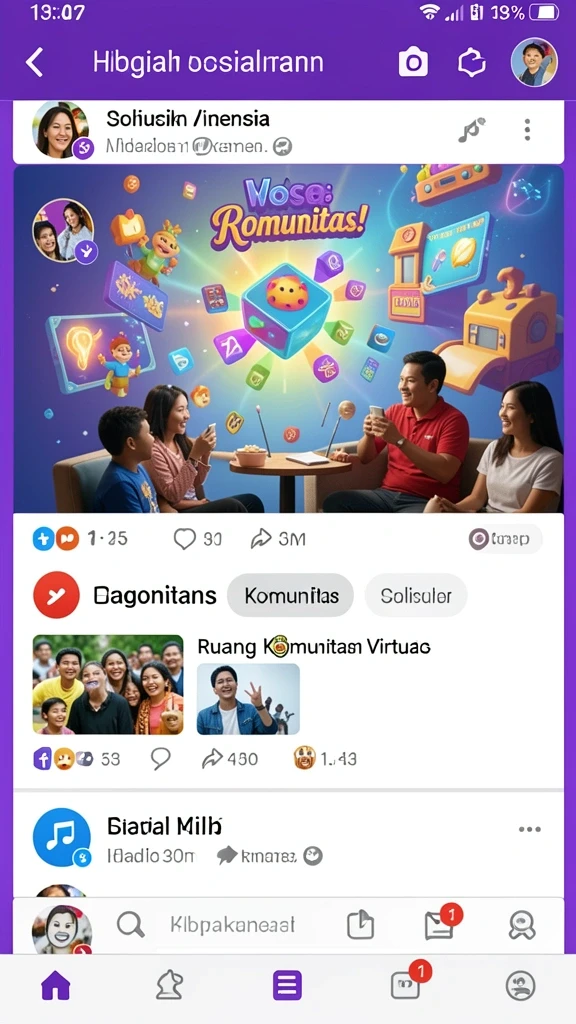 Tampilan antarmuka yang menarik dan mudah dinavigasi.