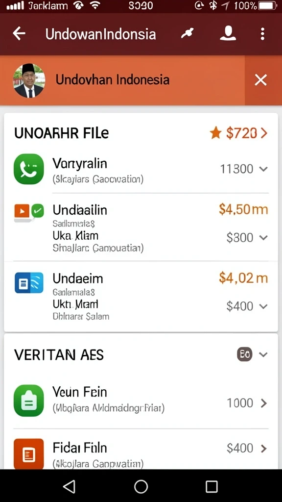Tampilan antarmuka ABUTOGEL yang menarik.