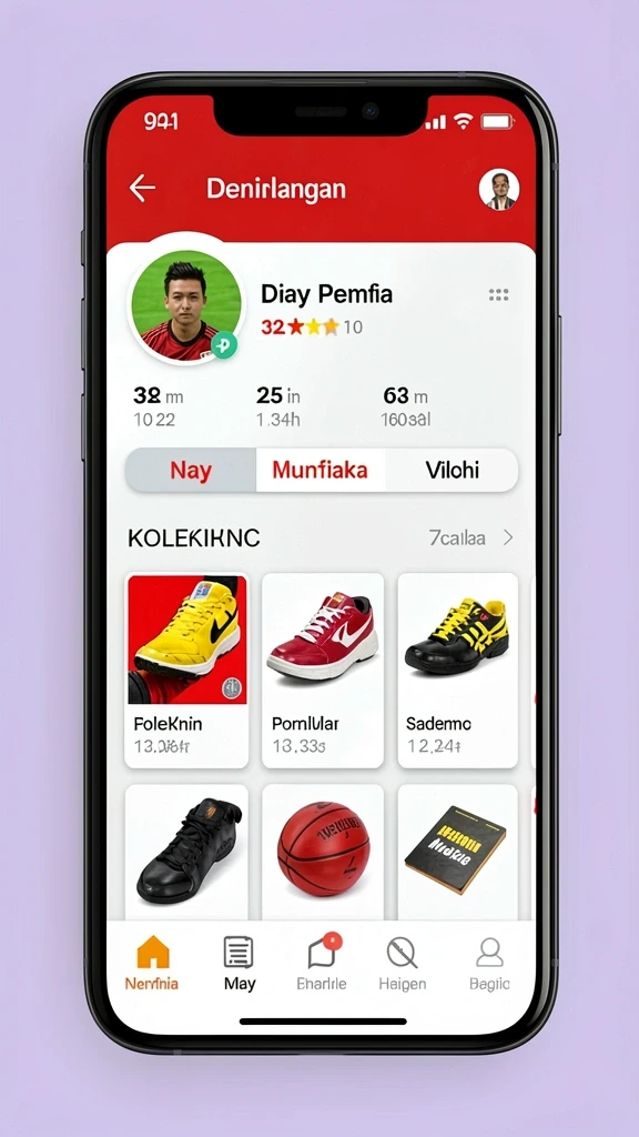Screenshot fitur level baru yang menantang.