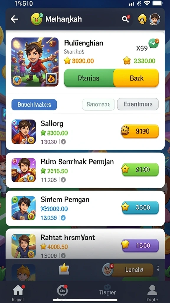 Beragam pilihan permainan kasino yang seru.