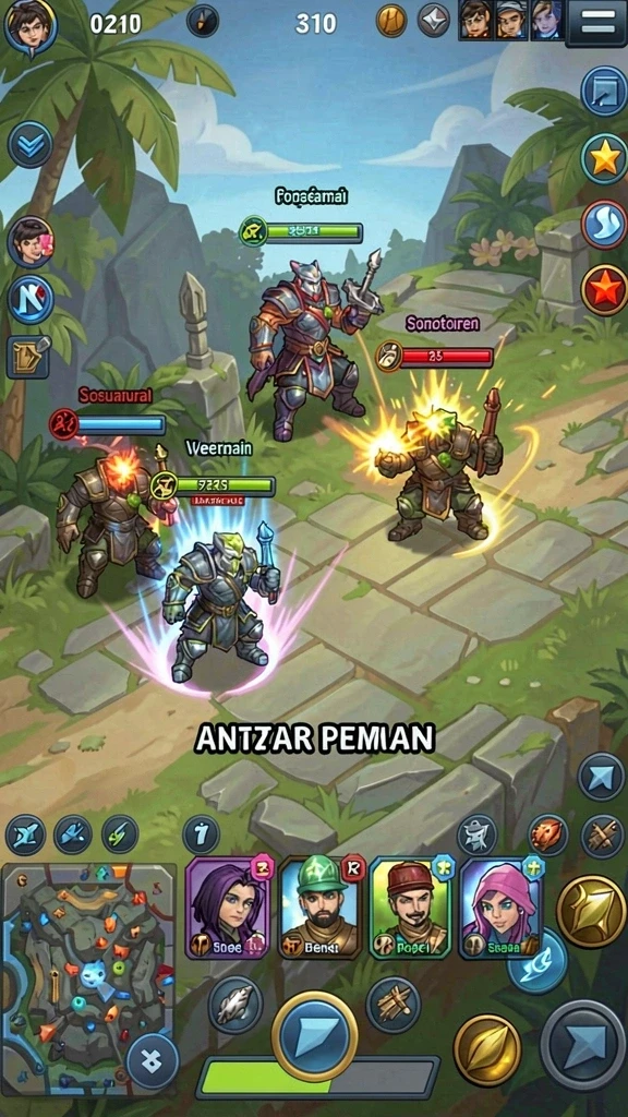 Tampilan antarmuka yang menarik dan mudah digunakan.