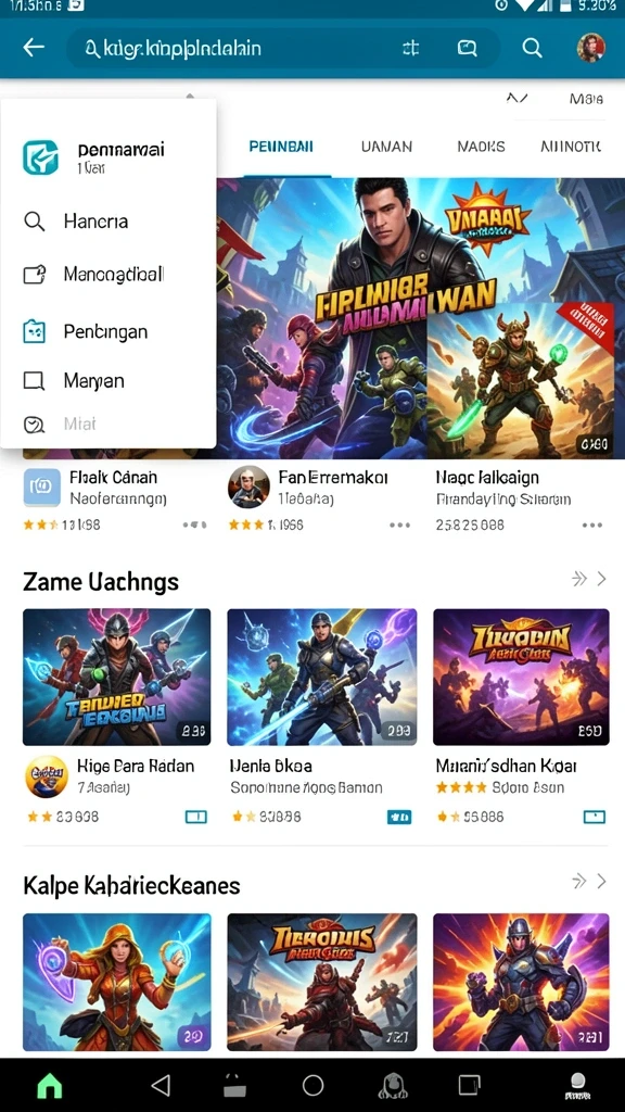 Tantangan yang seru di setiap level.