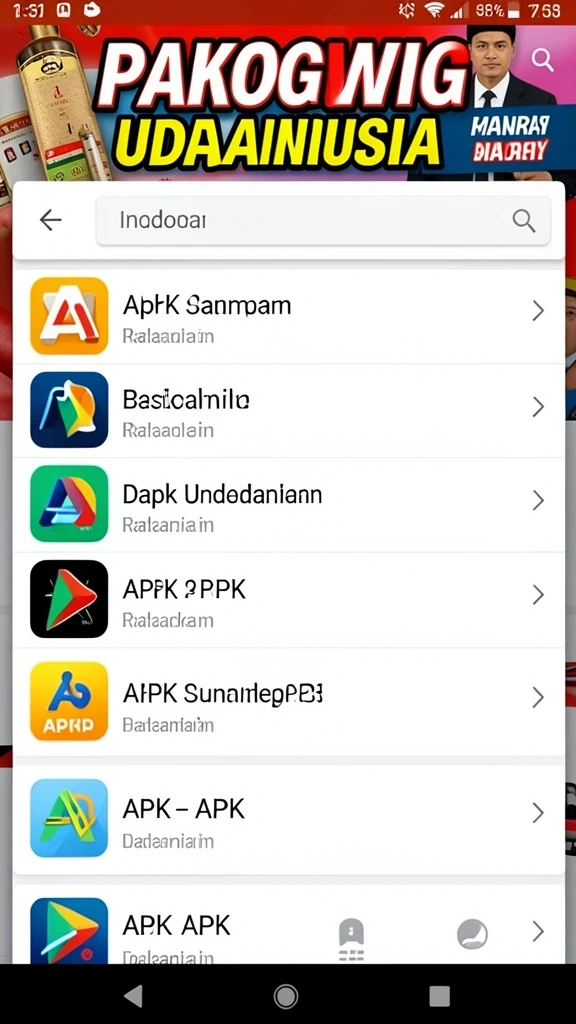 Level permainan yang penuh tantangan dan seru.