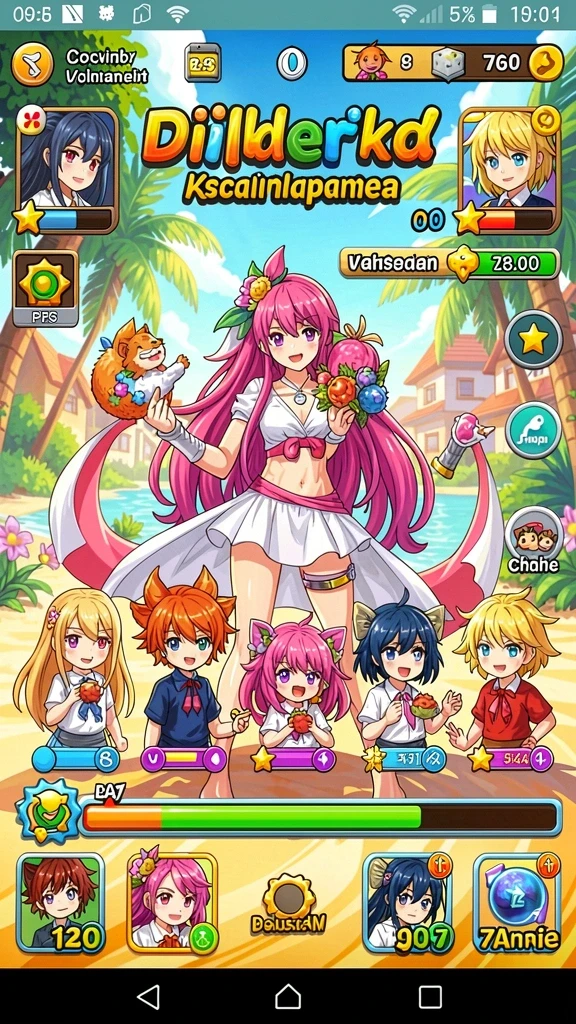Tampilan antarmuka game yang modern dan user-friendly.