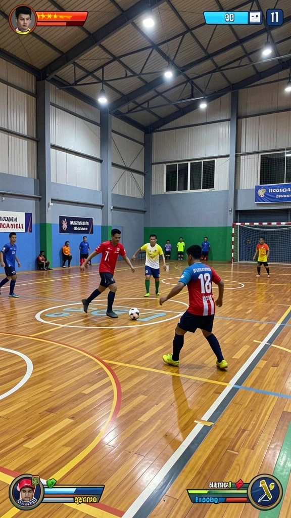 Aksi pertarungan seru melawan musuh di medan perang.