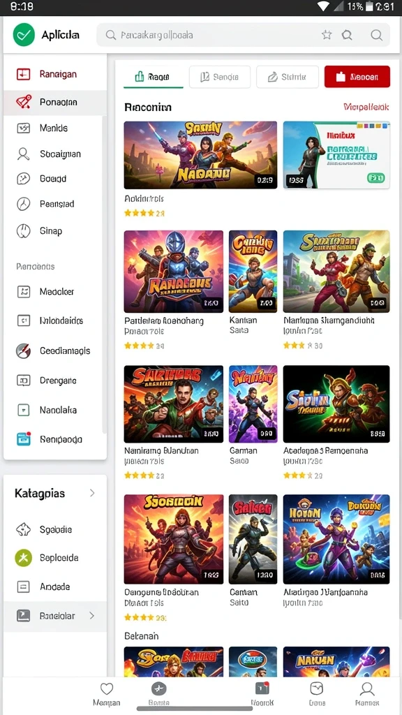 Penggunaan kekuatan khusus Gatotkaca dalam permainan.