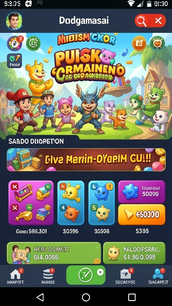 Gameplay yang seru dan penuh tantangan di setiap level.