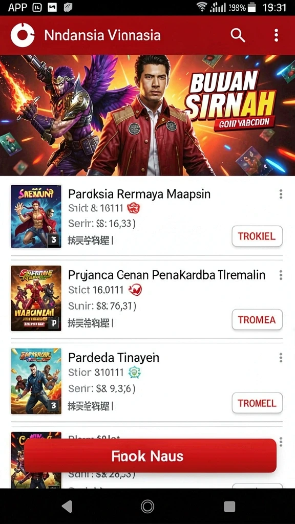 Beragam tema permainan slot yang menghibur.