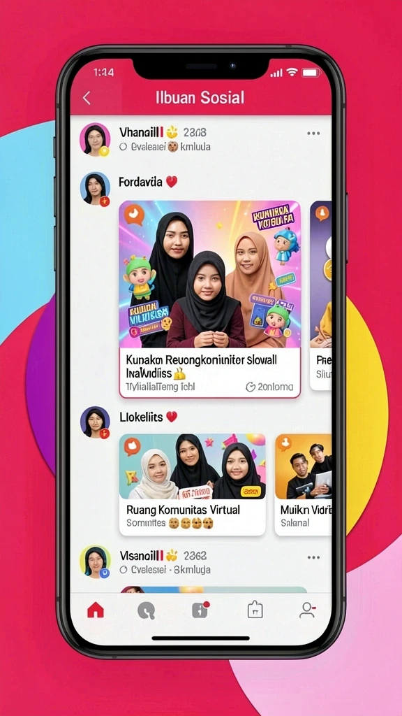 Fitur komunitas untuk interaksi antar pemain.