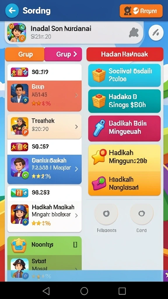 Tampilan permainan slot yang menarik dan penuh warna.