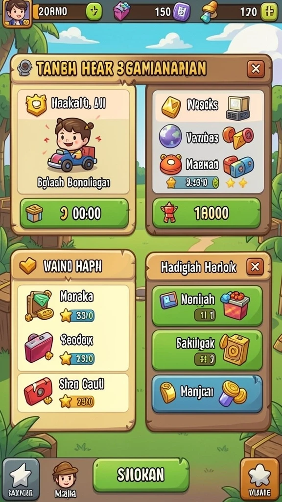 Fitur turnamen seru dengan hadiah menarik.
