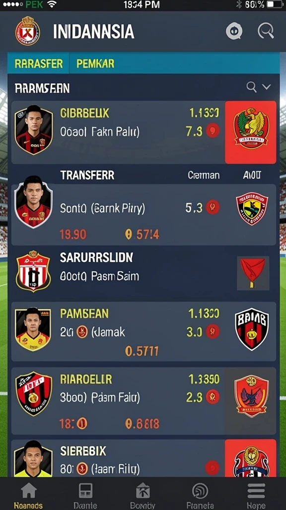 Beragam pilihan permainan kasino yang seru.