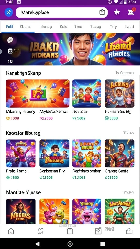 Karakter-karakter unik untuk dipilih.