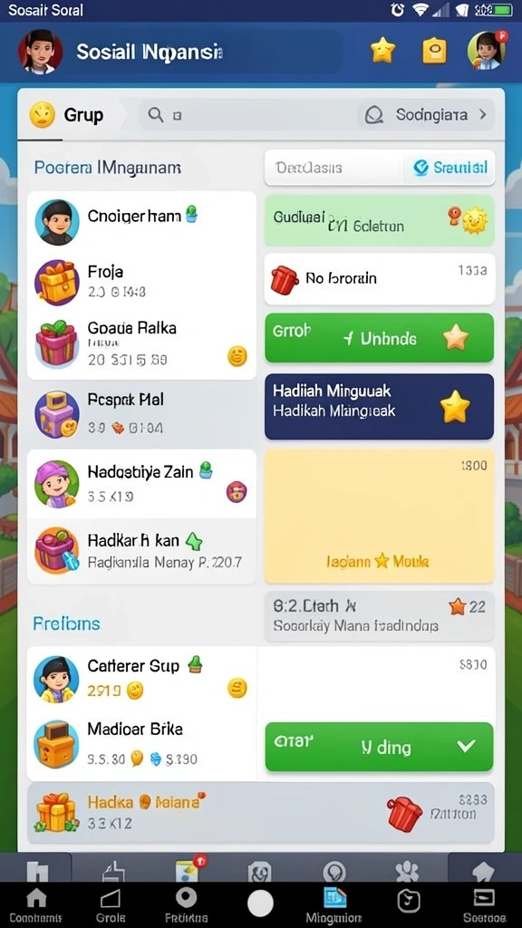 Tampilan grafis yang memanjakan mata.