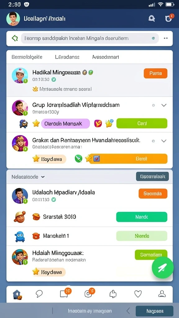 Pengalaman petualangan yang mendebarkan dan seru.