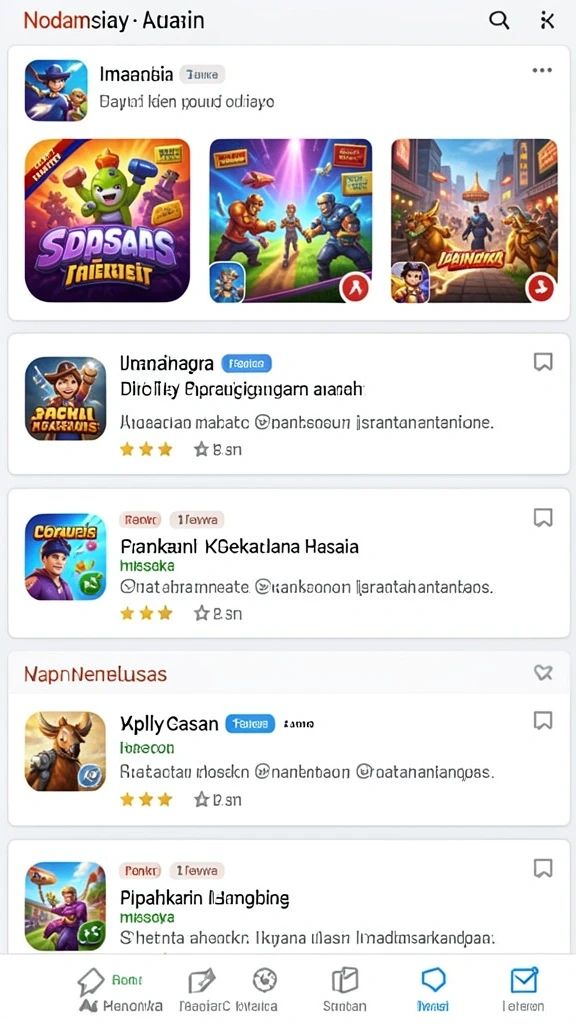 Fitur interaksi sosial yang menyenangkan antar pemain.