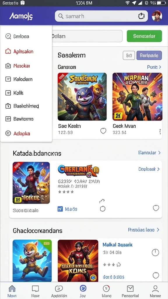 Karakter unik dengan berbagai skin dan kustomisasi.