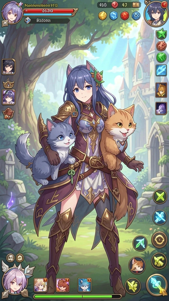 Screenshot dari salah satu level yang penuh tantangan.