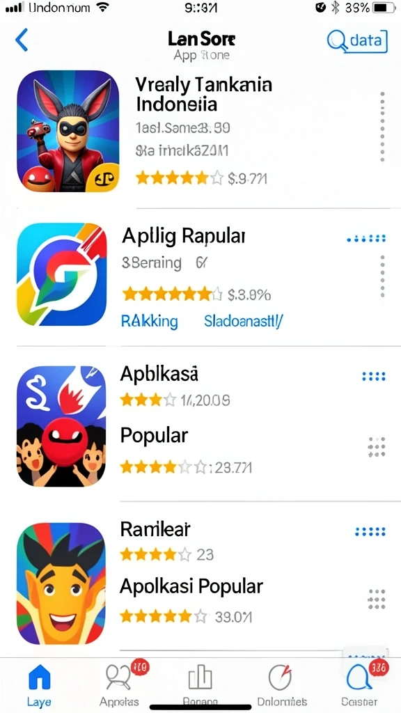Karakter unik dengan kemampuan berbeda.