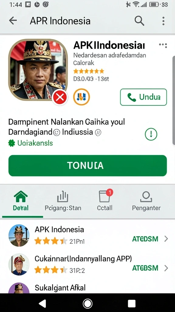 Tampilan level permainan yang menantang dan menarik.