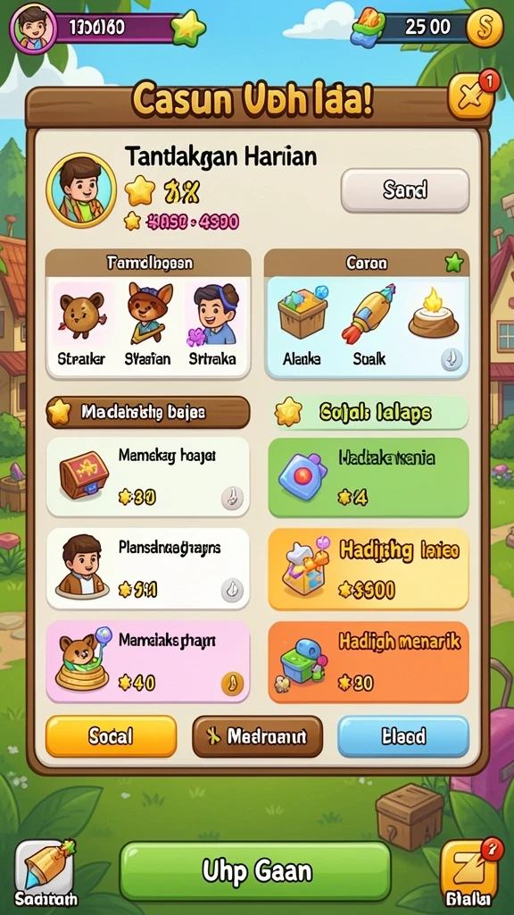 Tampilan antarmuka pengguna yang menarik dan mudah dipahami.