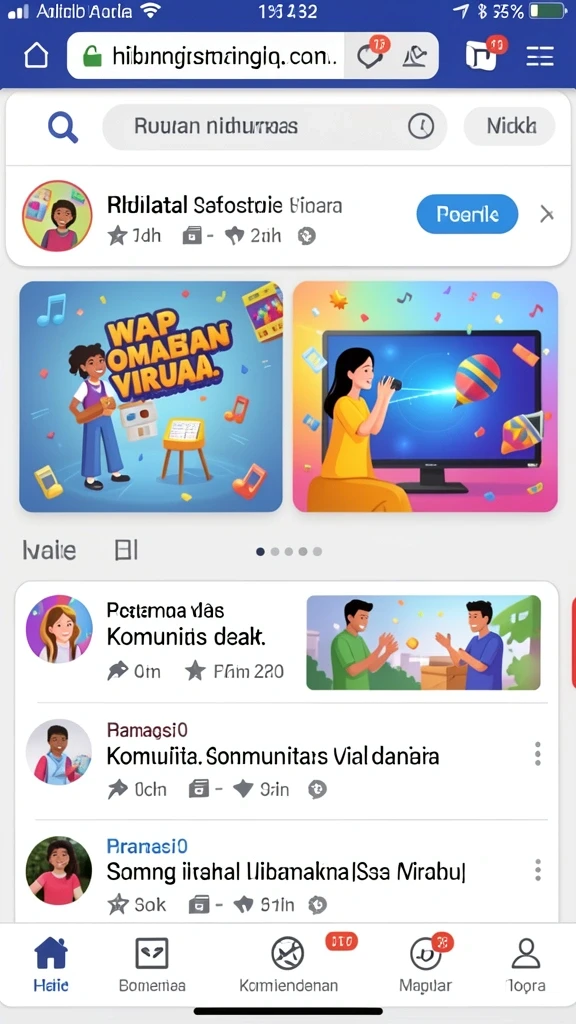 Bergabung dengan teman dalam tantangan memasak seru.