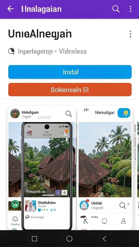 Tangkapan layar dari karakter utama dalam aksi.