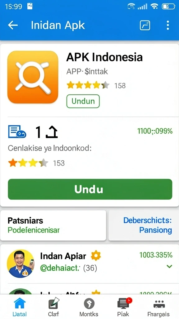Tampilan antarmuka yang modern dan menarik.
