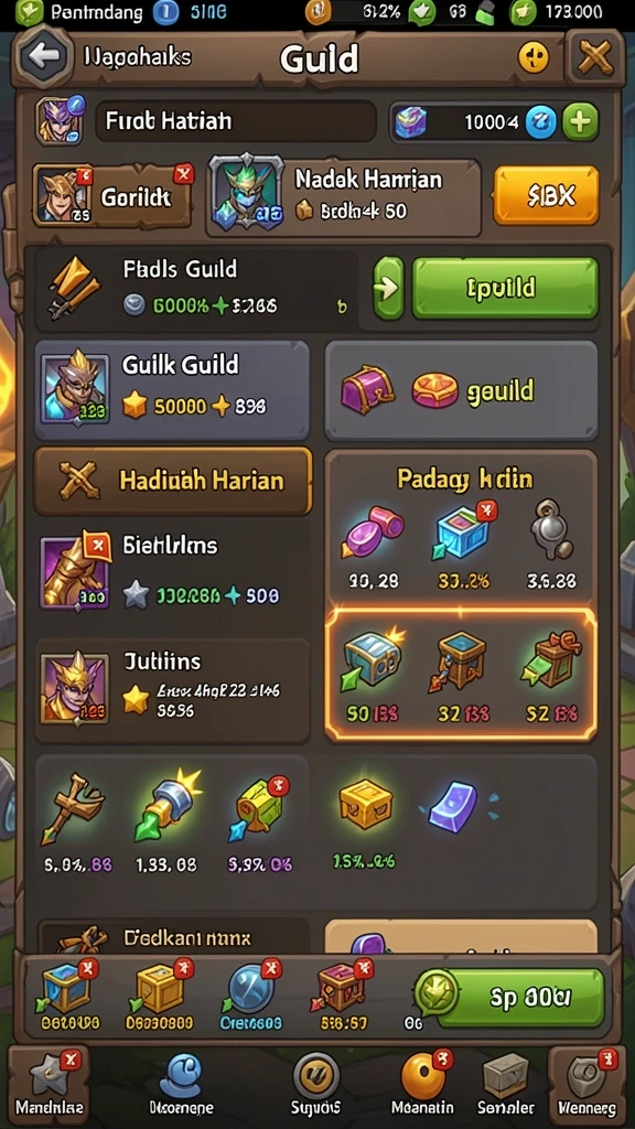 Screenshot 2 menampilkan ikan-ikan yang bisa ditangkap dengan detail yang jelas.