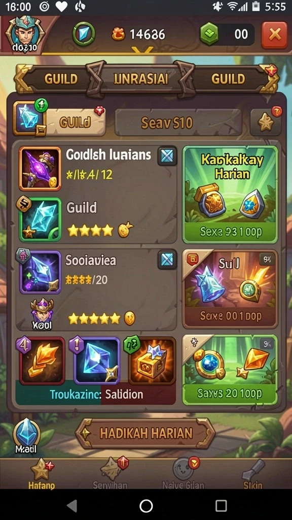 Grafis berkualitas tinggi memperkaya pengalaman bermain.