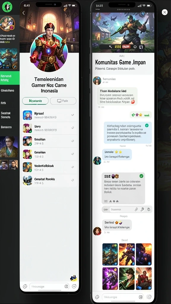 Tampilan antarmuka yang jelas dan menarik.