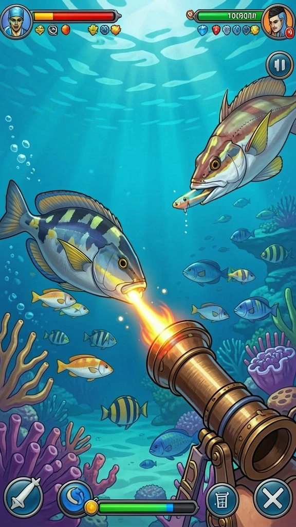 Tampilan menarik dari mini-game balapan.