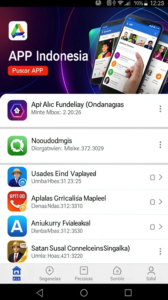 Tampilan antarmuka yang user-friendly untuk navigasi.