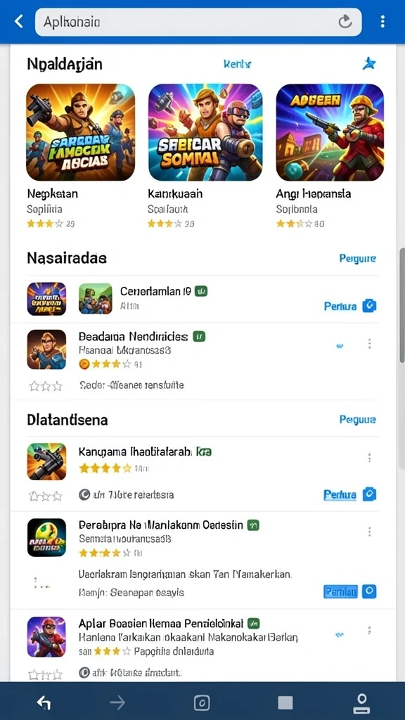 Beragam pilihan permainan yang seru dan menguntungkan.