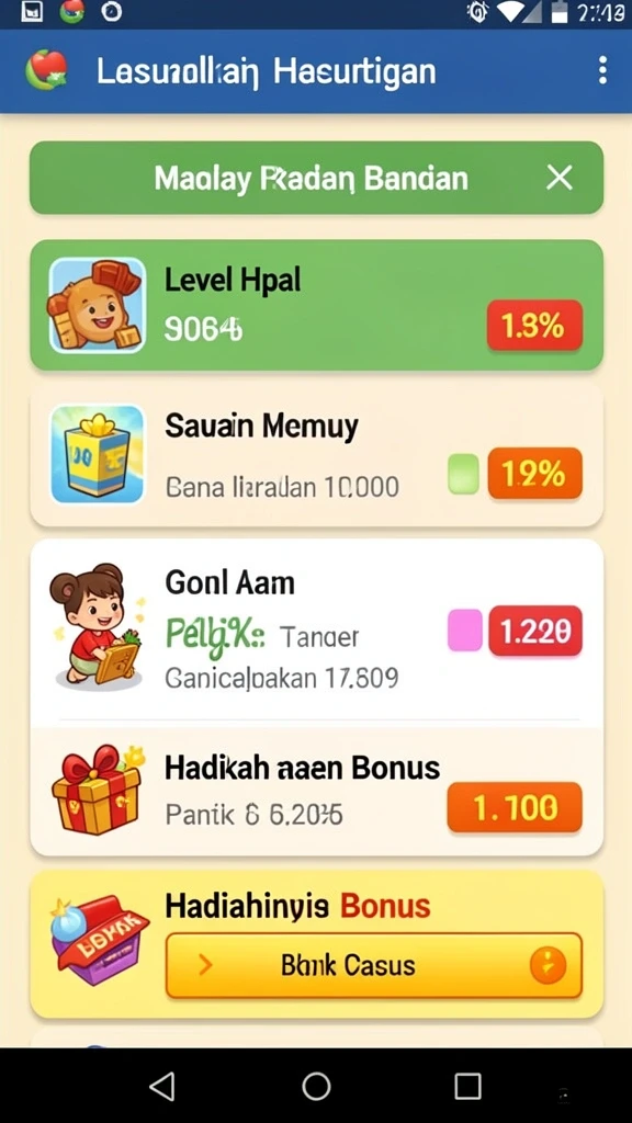 Tampilan antarmuka yang modern dan menarik.