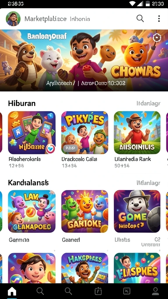 Berbagai mode permainan untuk pengalaman seru.