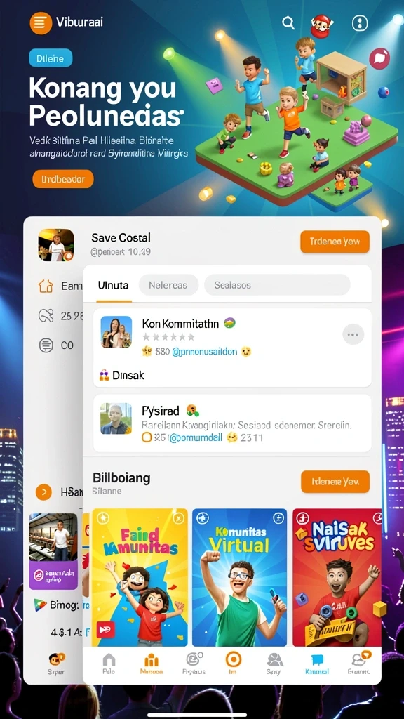 Tampilan antarmuka yang menarik dan user-friendly.