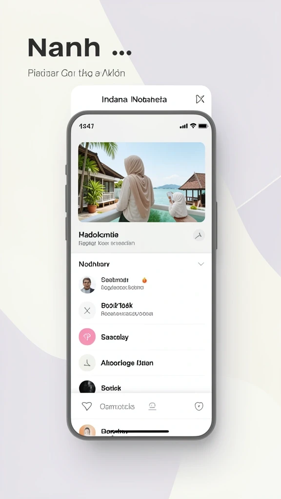 Tampilan antarmuka yang user-friendly.