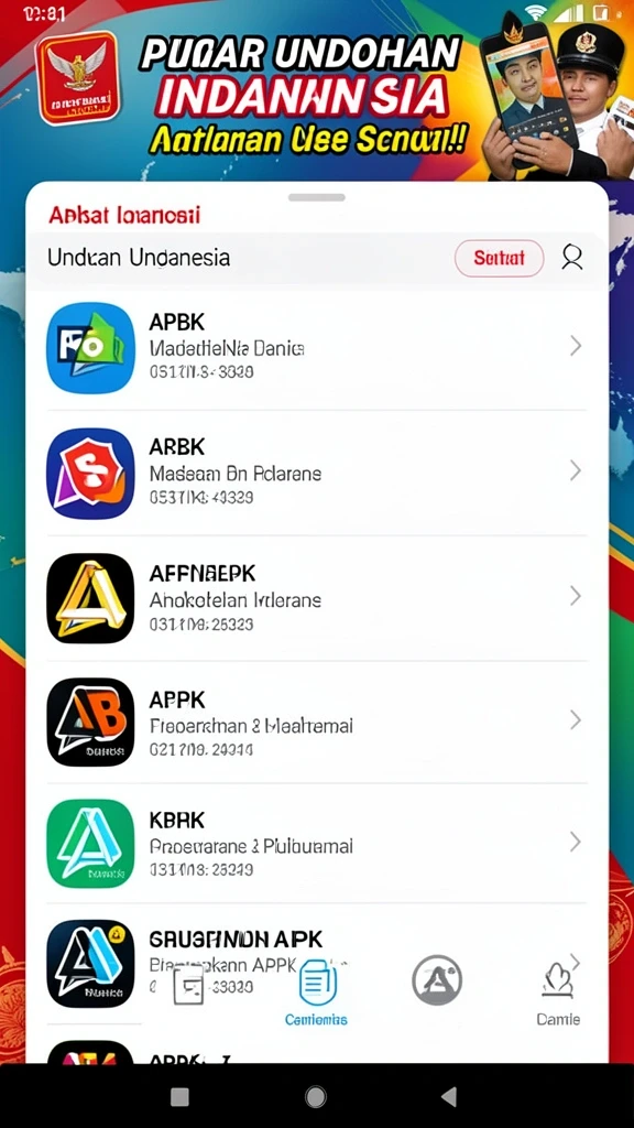 Tampilan antarmuka yang user-friendly.