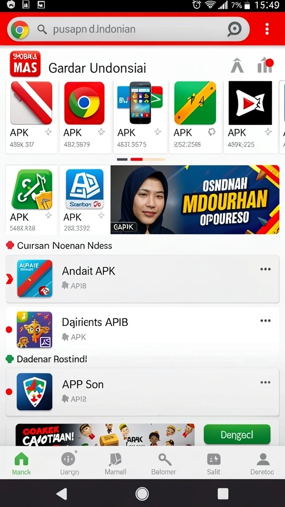 Pengguna dapat memilih berbagai karakter menarik.