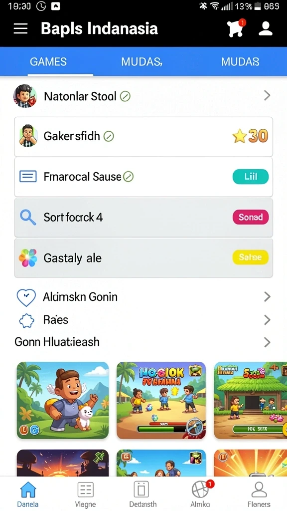 Beberapa level menantang yang membuat permainan lebih seru.